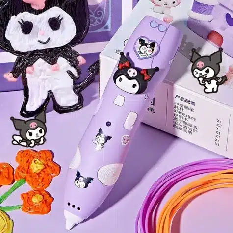 Creative 3D Printing Pen for Kids with USB Rechargeable Design and Color Filament Refills